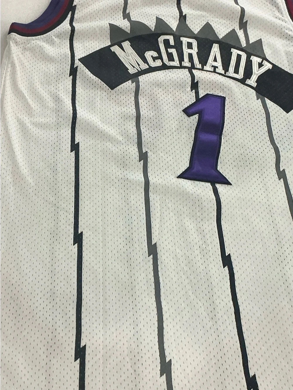 Nike Toronto Raptors Tracy McGrady White Jersey MENS Size 3XL ( 56 ) AUTHENTIC